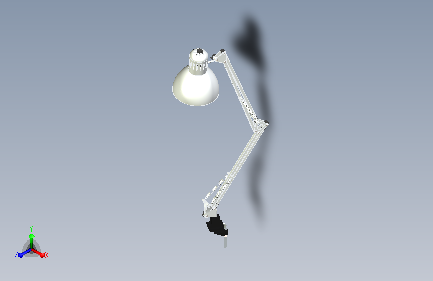 台灯的模型