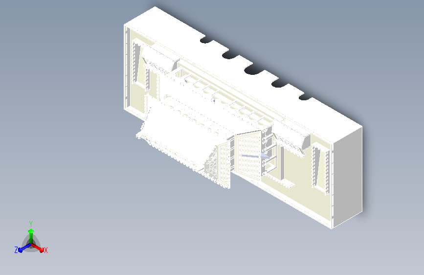 天安门激光切割拼装模型