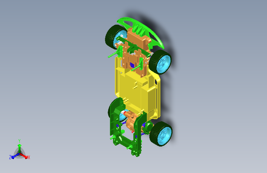 田宫tamiya玩具车结构设计