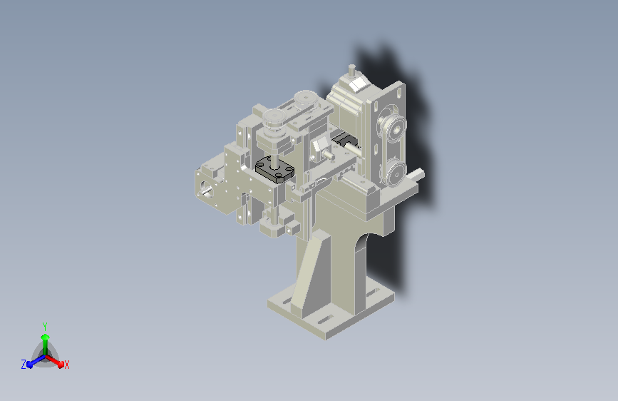 同步带驱动下的XY轴机械手结构