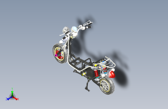 小龟王电动车 完整3D图