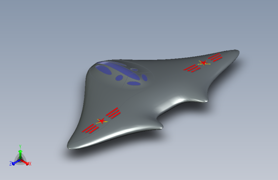 新概念隐形飞机