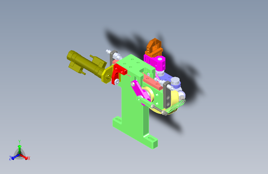 旋转摆动取料机构