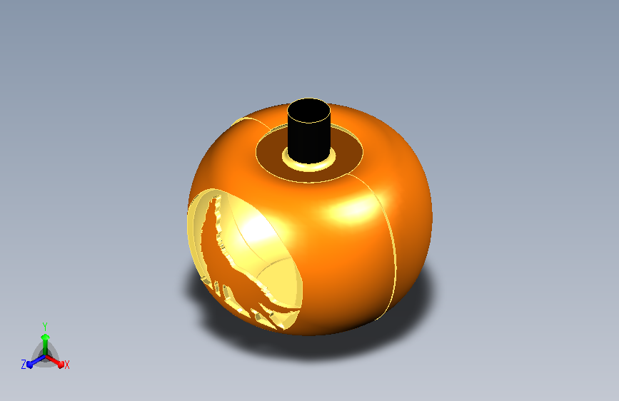 烟灰缸（南瓜）设计模型