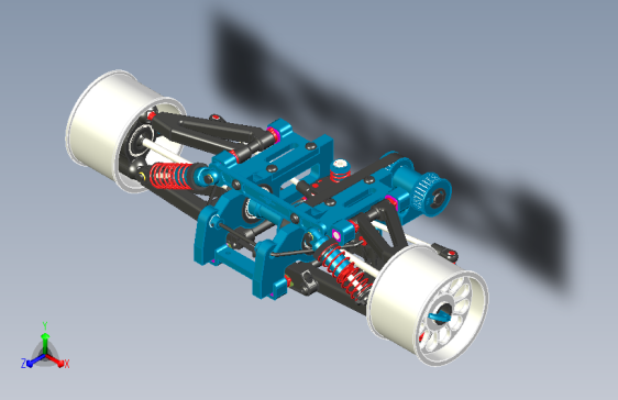 遥控车1  8前悬架