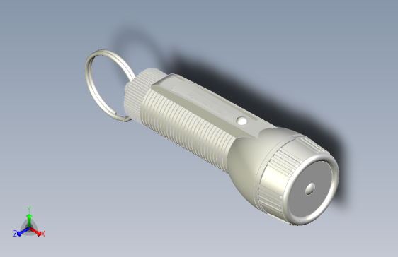 一个手电筒的3d