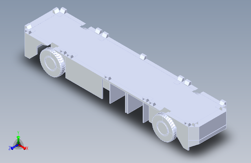 一款AGV小车外型模型