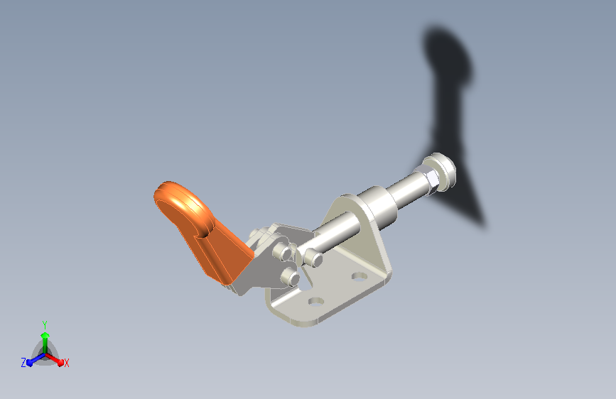 一款推拉式肘节夹