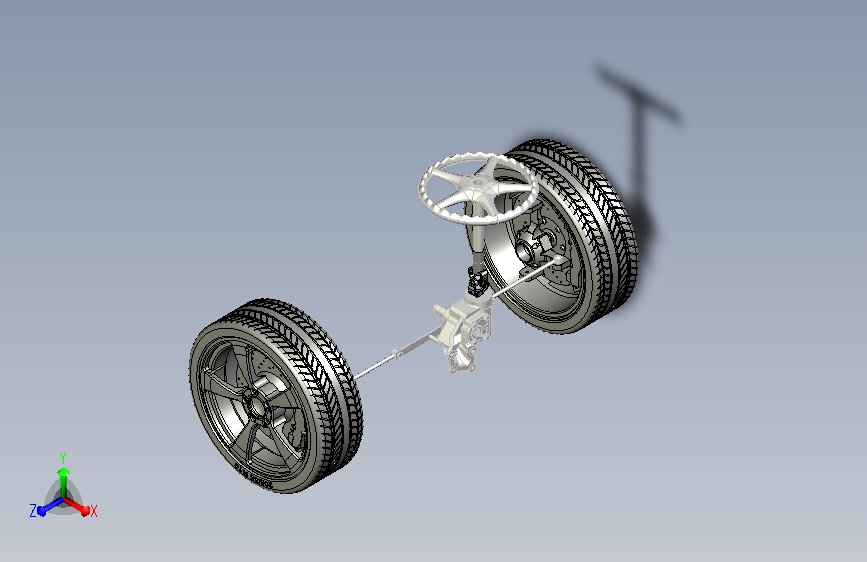 一款汽车转向系统