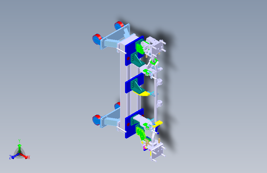 仪表板骨架焊接夹具