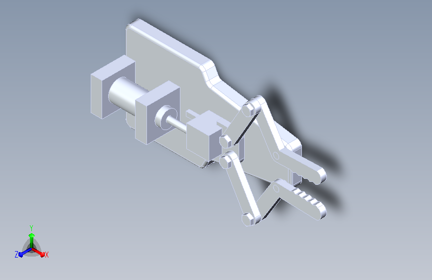以气缸为动力源的机械手