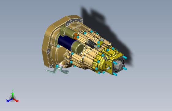 越野车变速箱壳体
