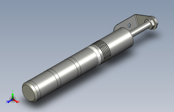 支架安装三色灯（短）