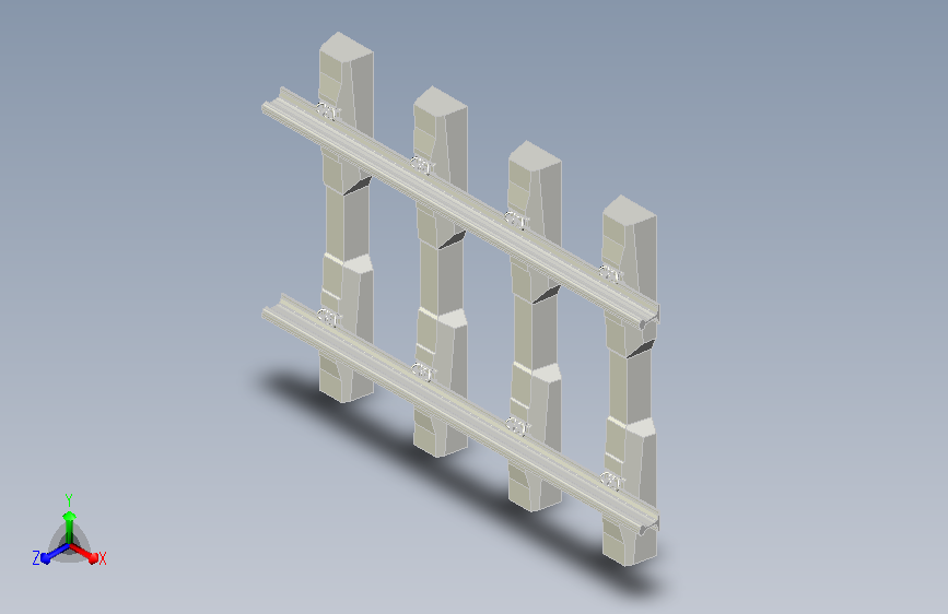 中国标准铁轨详细图纸