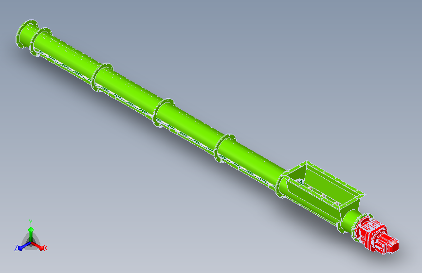 中空轴螺旋送料机
