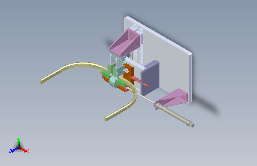 转子卡簧自动组装设备模型