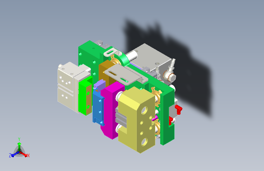 自动侧翻边机构