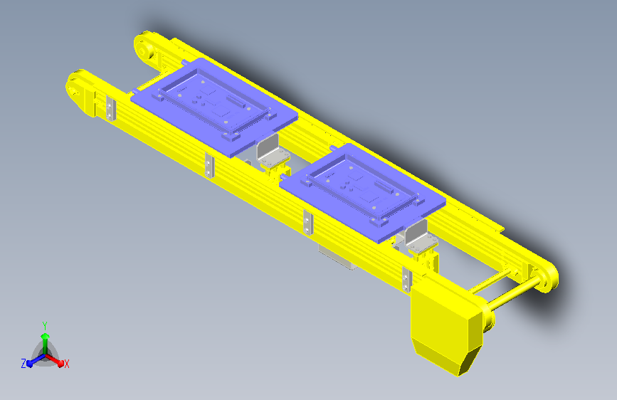自动化流水线载具挡停、定位结构模块