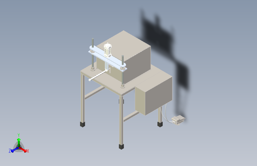 自动升降UC照射灯机构
