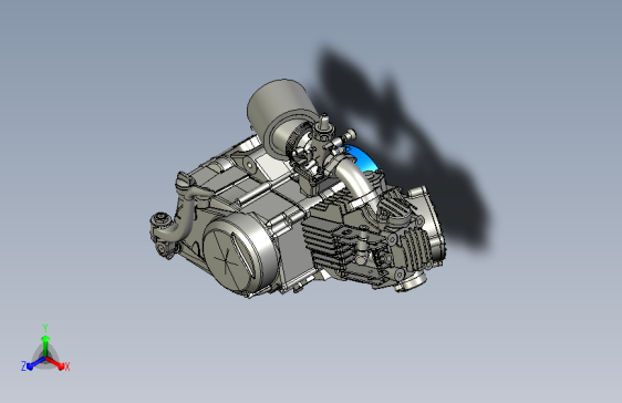 俄罗斯制造的YX 160cc发动机