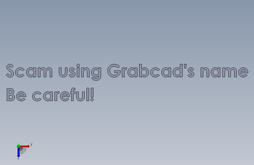 仿冒Grabcad的诈骗