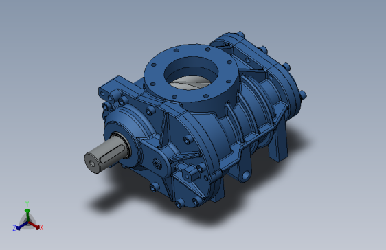 LGY-40型喷油式双螺杆压缩机机头全套生产模型=184761=40