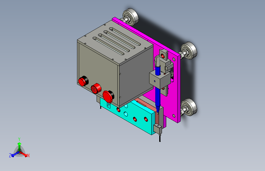 3D 电测检测OK 打标治具3D模型