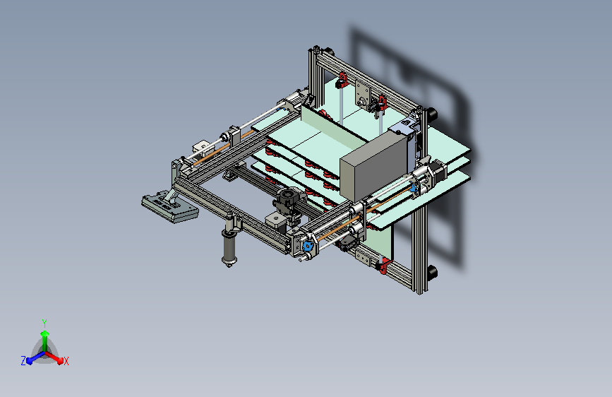 3D打印机设计模型3D模型