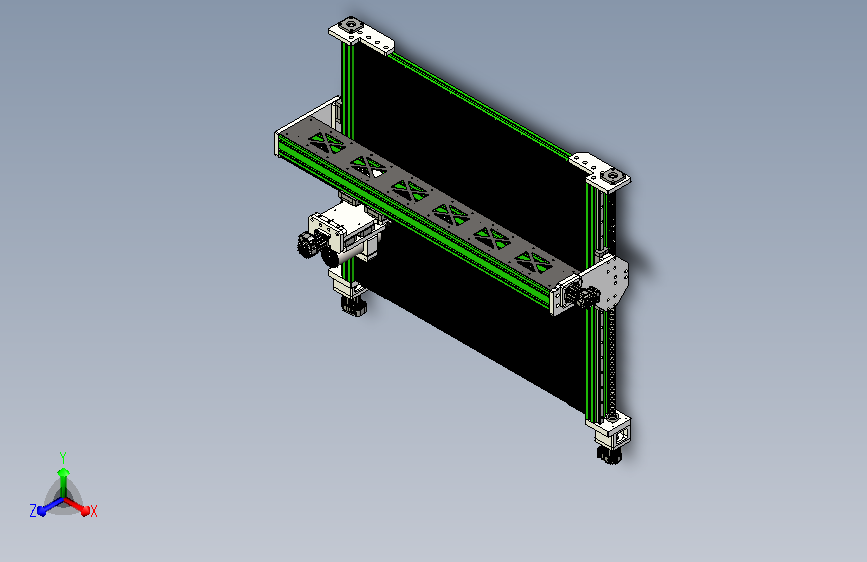CNC雕刻机设计模型3D模型