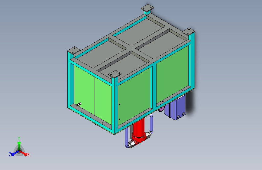 E15液压站SW20113D模型