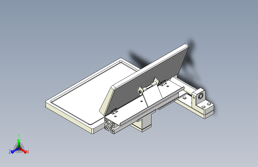 HC键盘显示器支架3D模型