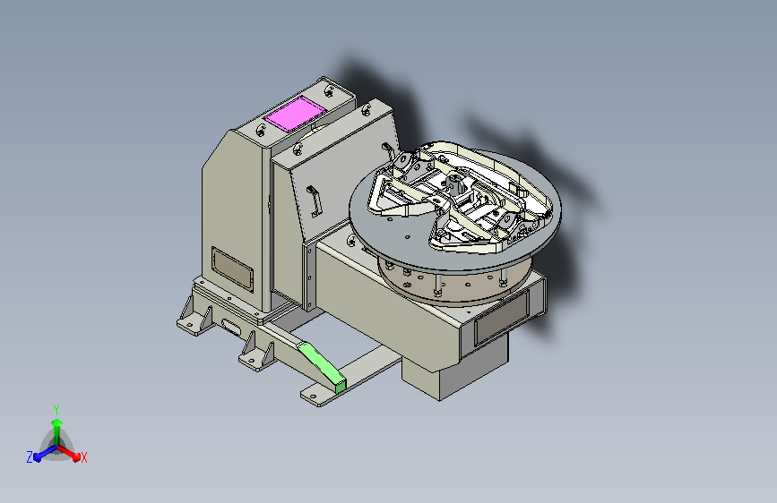 L型变位机3D模型