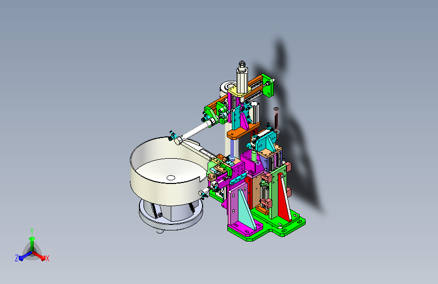 o型圈上料机构3D模型