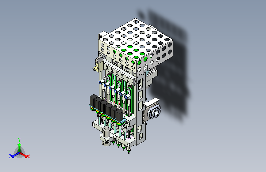 SMT分选放置机构3D模型