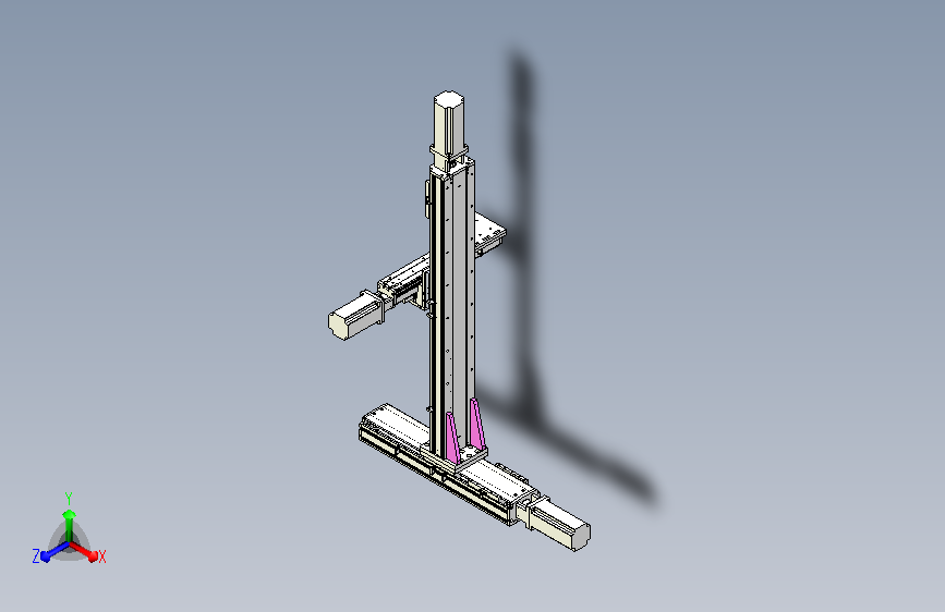 XYZ伺服控制模组组件（轻中载型）3D模型