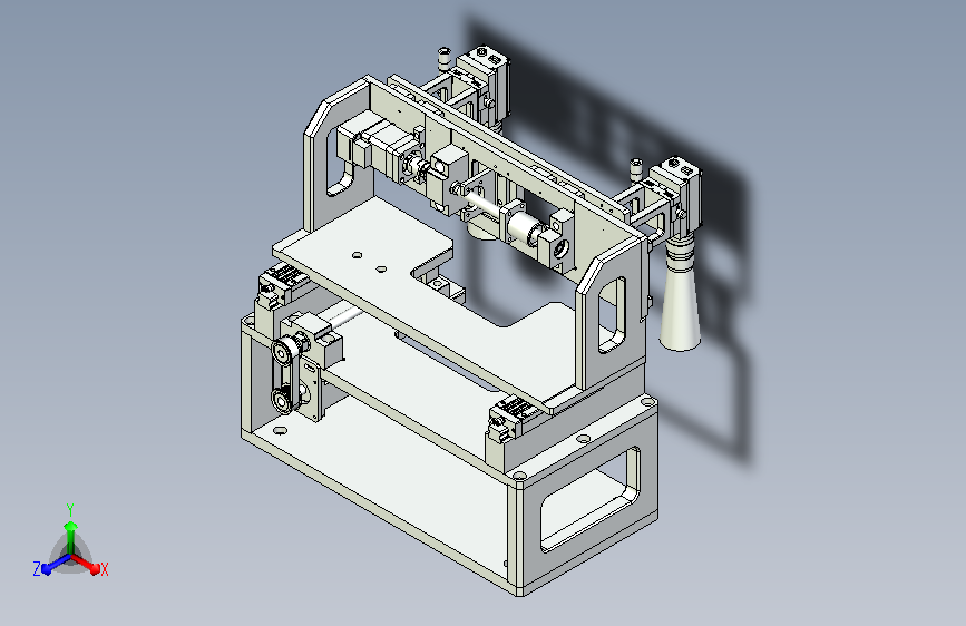 XY检测机构3D模型