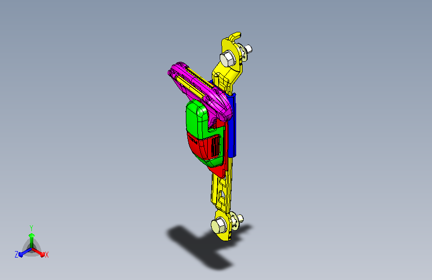 安全带高度调节器3D模型