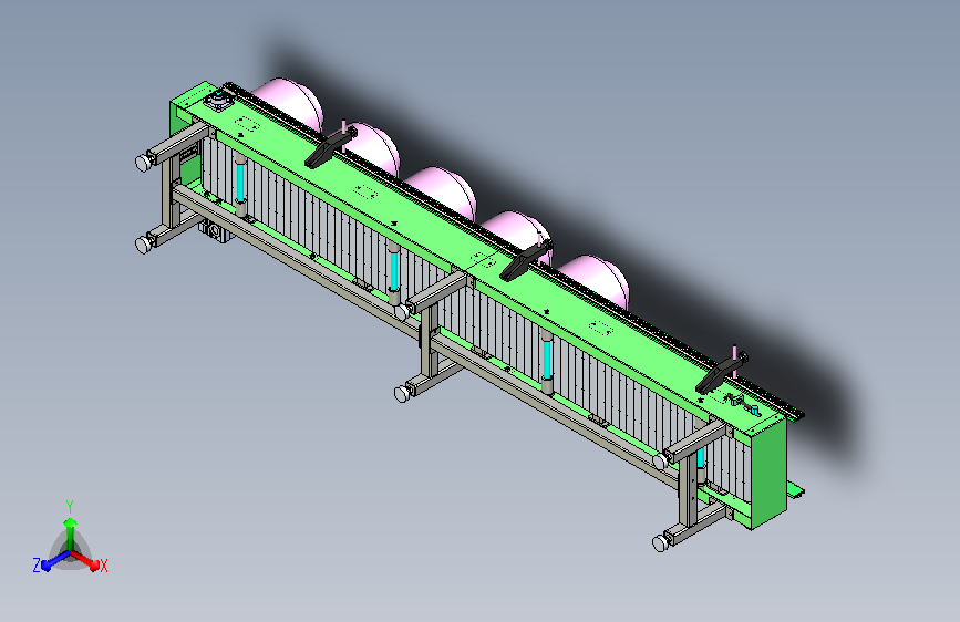 板链输送机3D模型