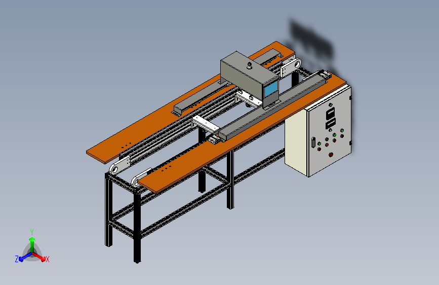 背光源测试机3D模型