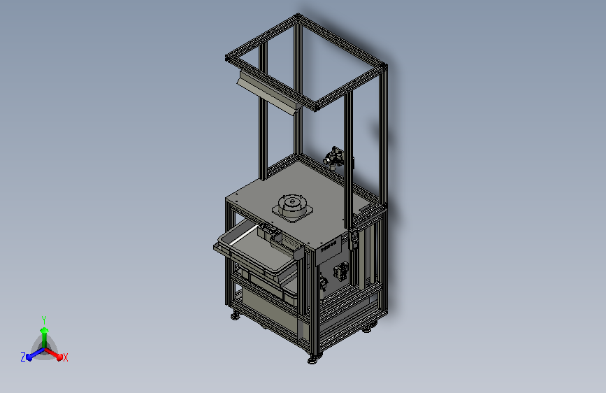 闭锁离合器装配台模型3D模型