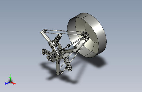 并联机器人（阿童木）3D模型