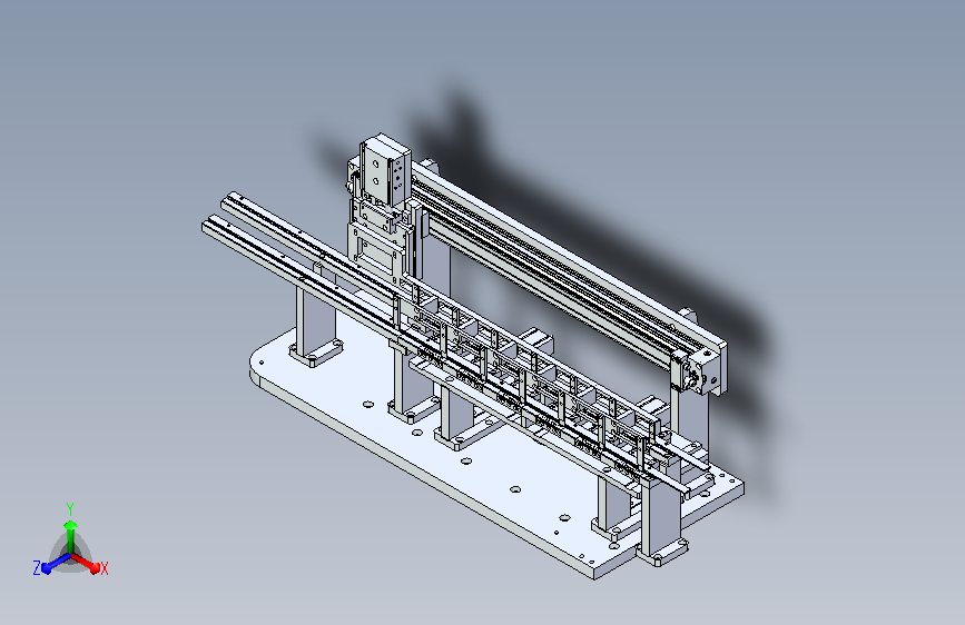 拨叉机构三维设计3D模型
