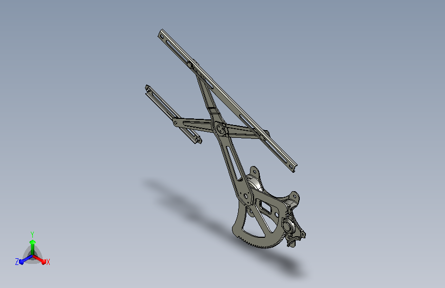 玻璃升降器3D模型