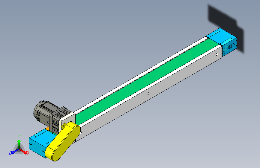 参数化可编辑输送带3D模型