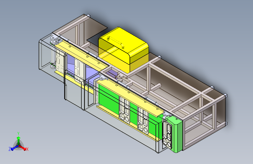 餐盘自动洗涤机3D模型