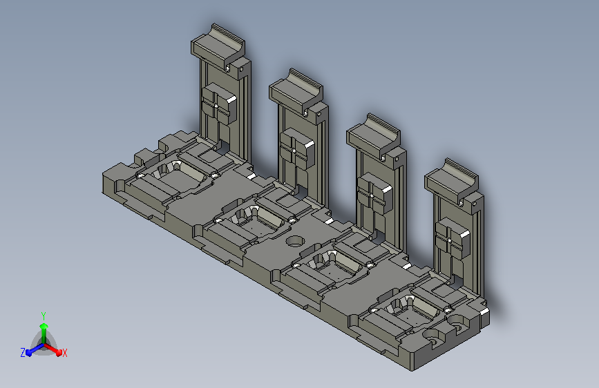 测试座 IC测试探针座集成3D模型