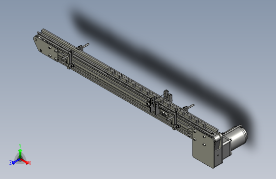 产品输送定位检查3D模型