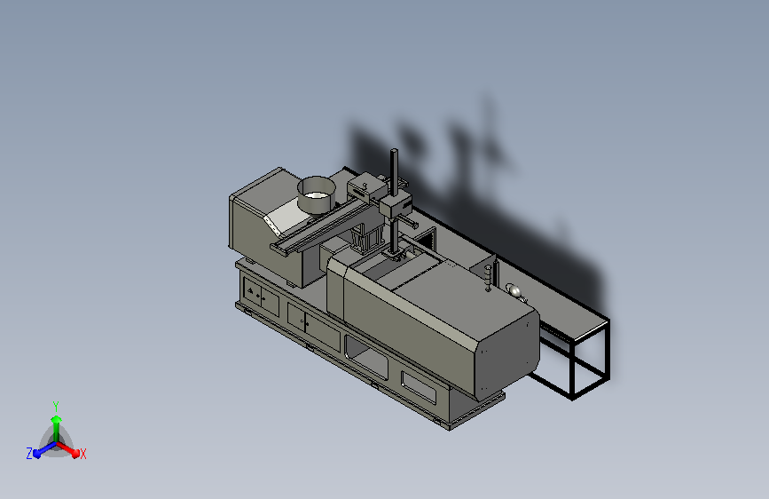 插针注塑自动上下料设备3D模型