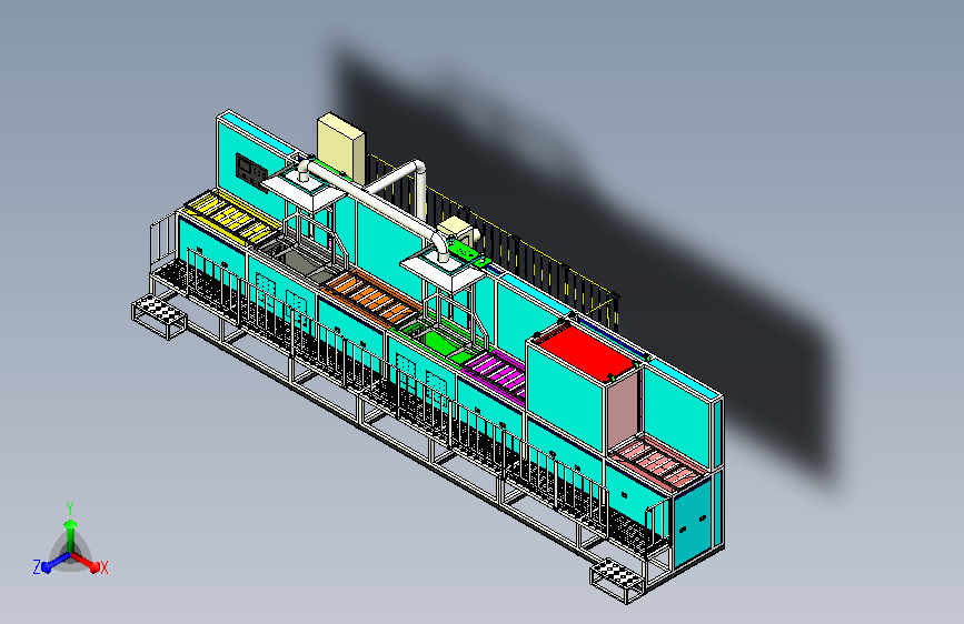 超声波清洗机设备3D模型