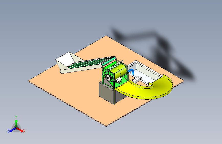 抽丝机-TL-1000-不带水箱-通用样式效果图3D模型